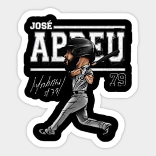 Jose Abreu Chicago W Cartoon Sticker